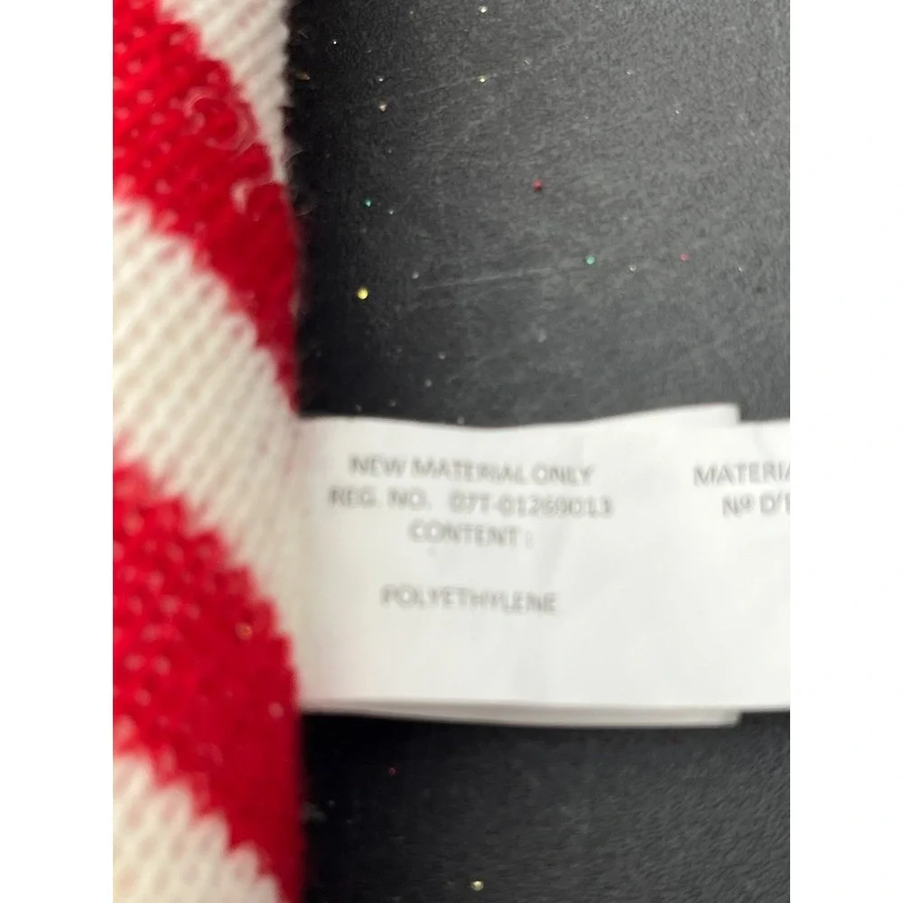 Pottery Barn Knit Sweater Candy Cane Christmas Festive Holiday Modern Classic